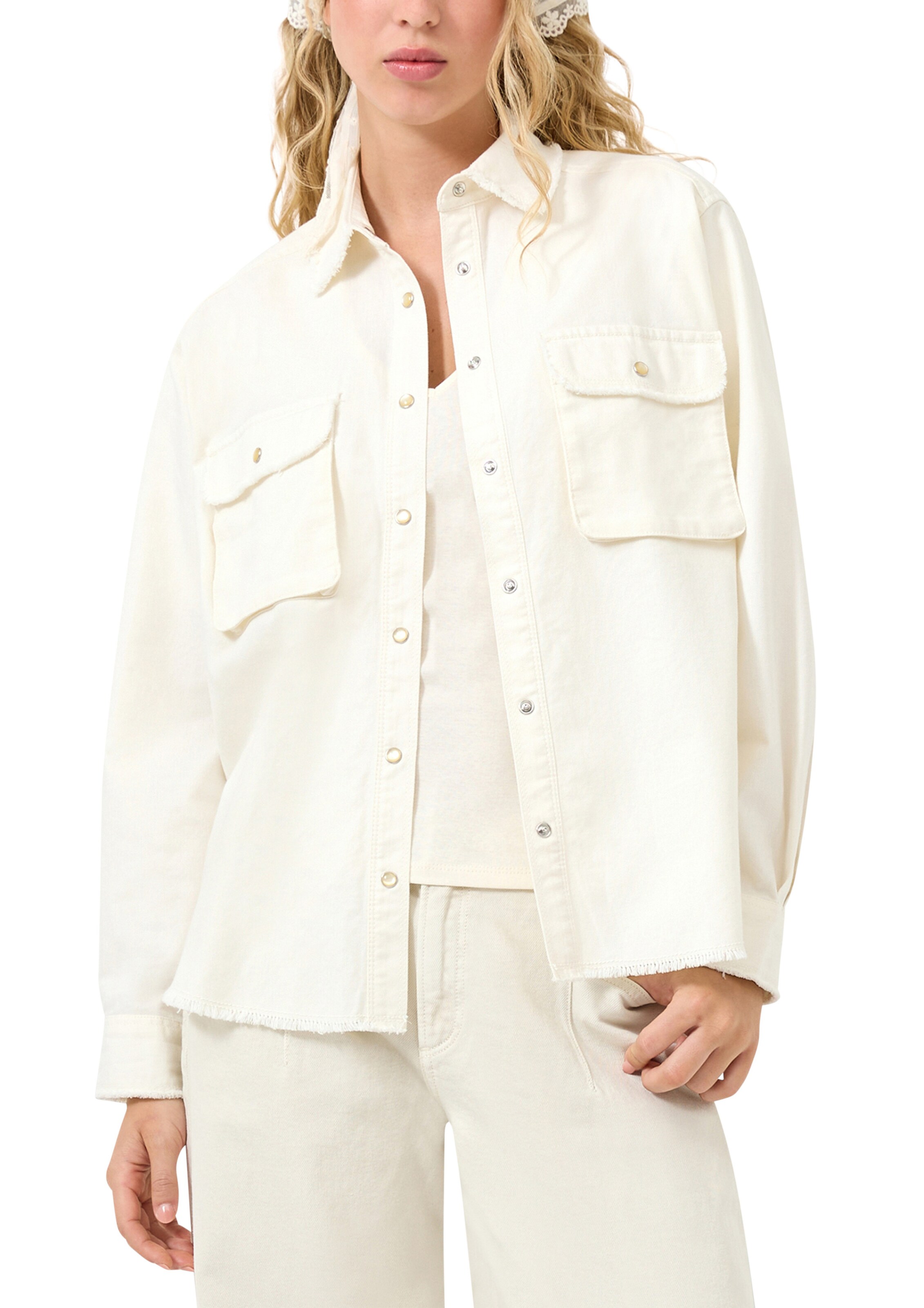 QS Bluse in Beige