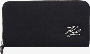 Karl Lagerfeld Wallet in Black: front
