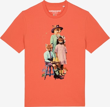 Watapparel Shirt 'Fancy Fox' in Orange: front