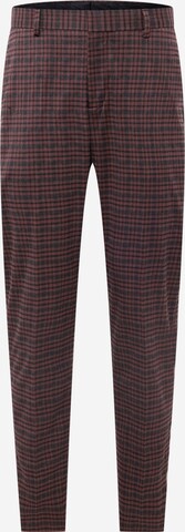 Regular Pantalon à plis BURTON MENSWEAR LONDON en marron : devant