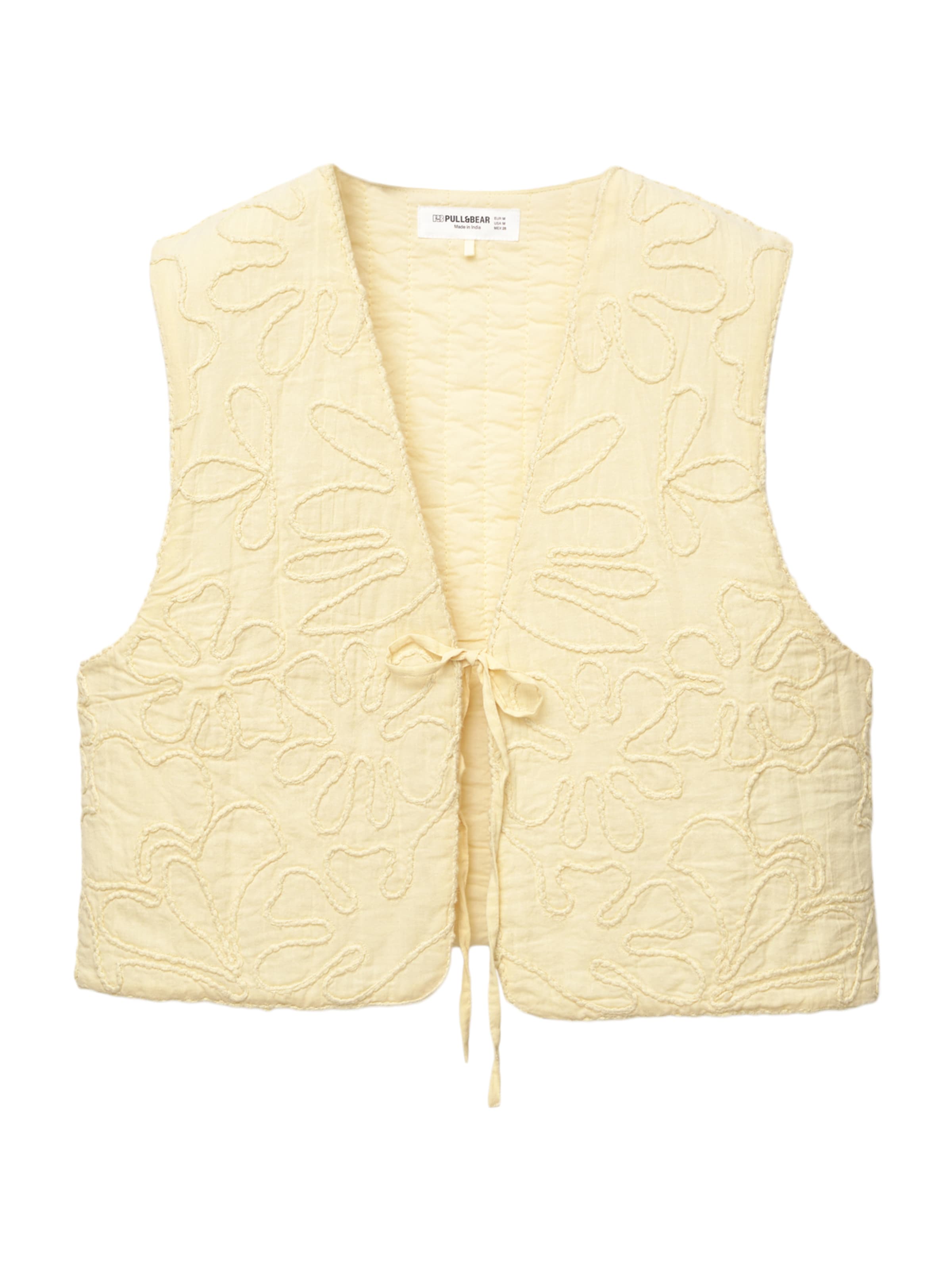Pull&Bear Vesta - Žltá: predná strana