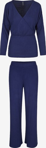 LingaDore Pajama in Blue: front