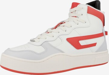 DIESEL Sneakers hoog 'Ukiyo' in Wit: voorkant
