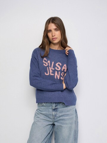 Salsa Jeans Pullover in Blau: Vorderseite