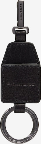 Porte-clés Piquadro en noir : devant