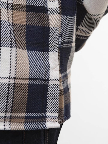 Barbour Knit Cardigan 'Grasmoor' in Blue