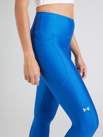 UNDER ARMOUR Skinny Sportbroek 'Tech' in Blauw