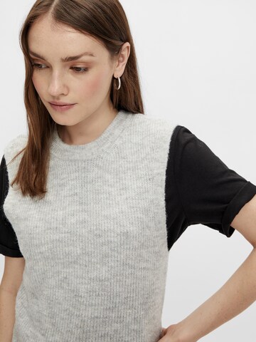 PIECES - Pullover 'Ellen' em cinzento