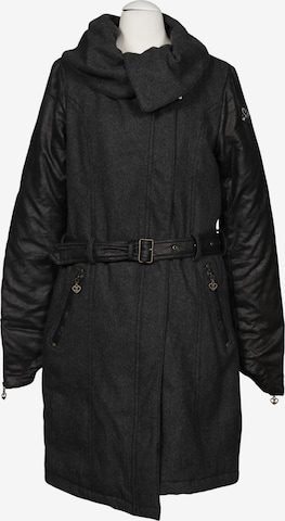 MYMO Mantel S in Grau: Vorderseite