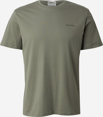 Maglietta di Calvin Klein in verde: frontale