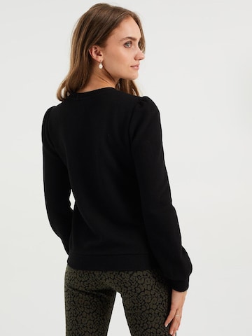 WE Fashion Sweatshirt in Zwart