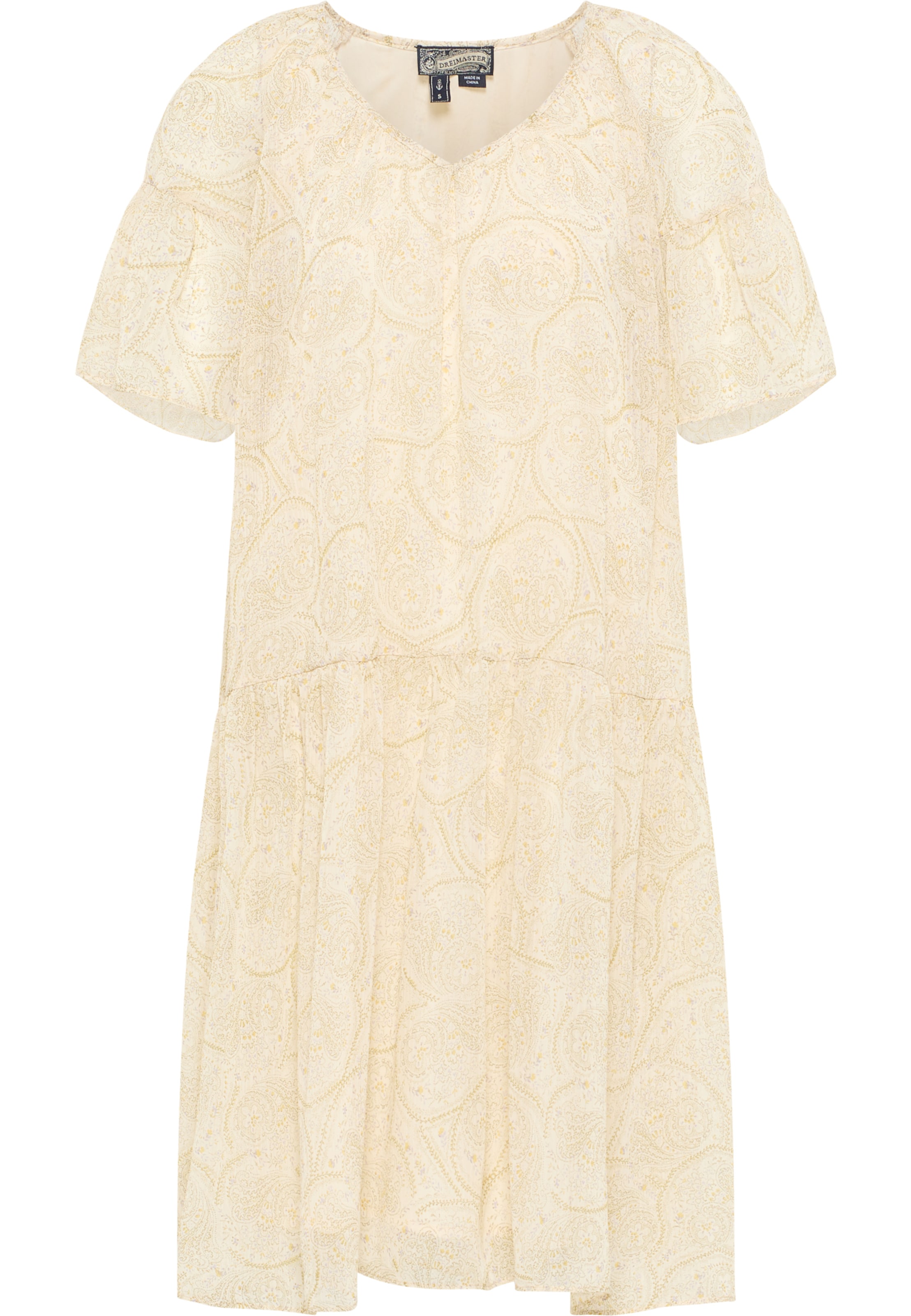 DreiMaster Vintage Šaty - Béžová: predná strana