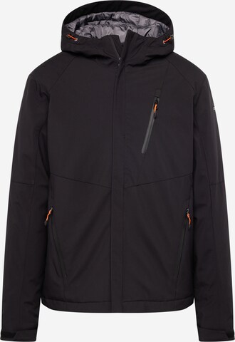 Veste outdoor 'BARAGA' ICEPEAK en noir : devant