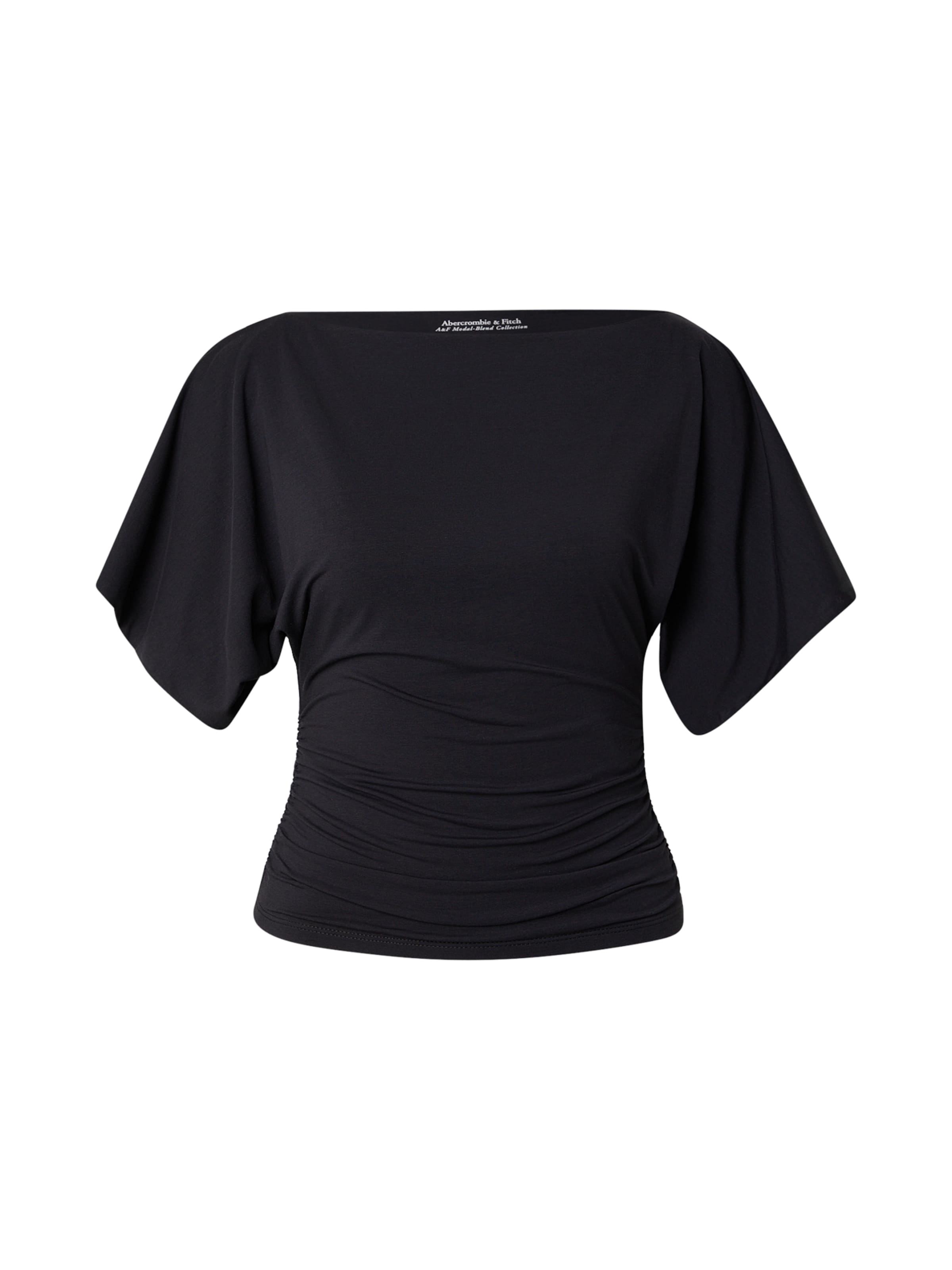 Abercrombie & Fitch Póló - fekete: elől