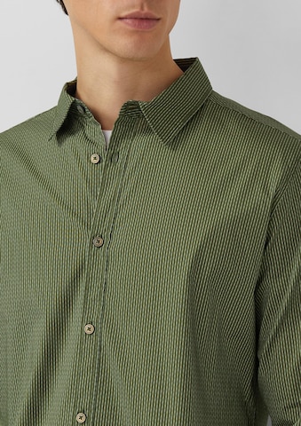 Coupe slim Chemise s.Oliver en vert