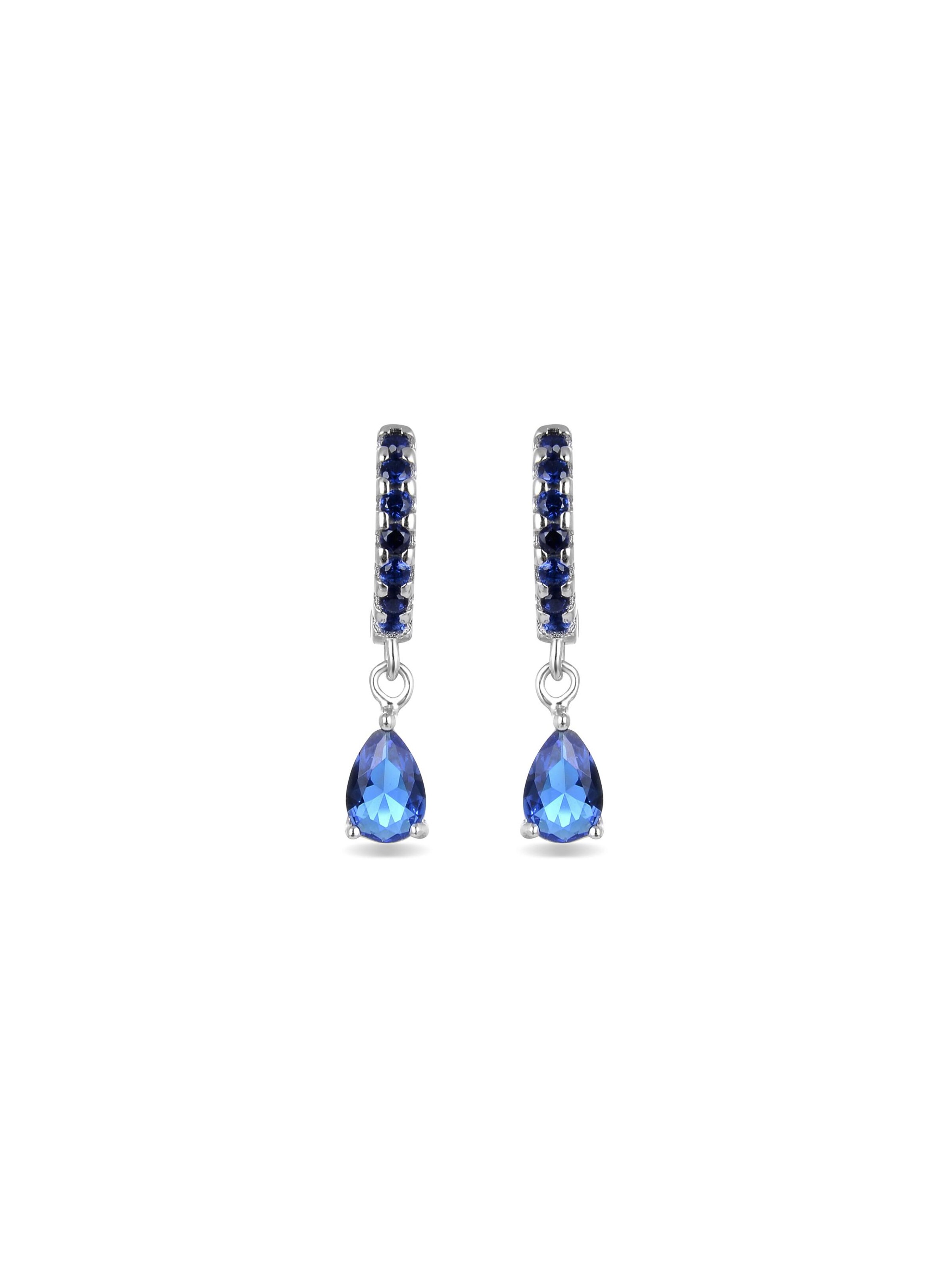 Boucles d'oreilles 'Intheon' Luxenter en bleu : devant