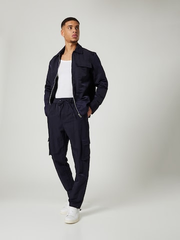 Sinned x ABOUT YOU Tapered Cargo Pants 'Marlo' in Blue