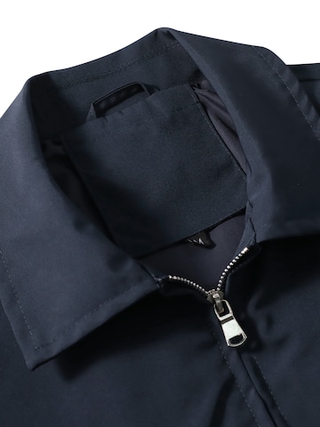ALLTHEMEN Between-Season Jacket 'Blattwind' in Blue