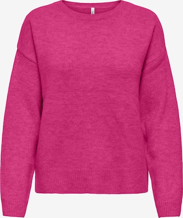 ONLY Sweter 'ONLOLIVIA' w kolorze czerwony: przód