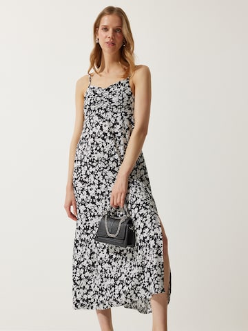 Happiness İstanbul Καλοκαιρινό φόρεμα σε μαύρο