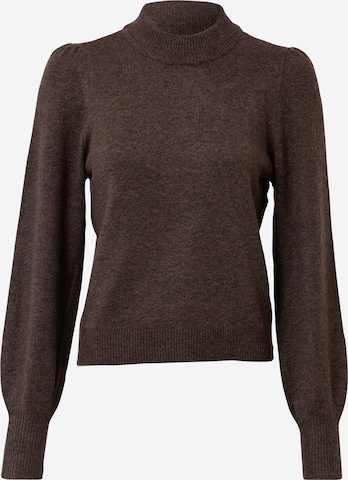 Pull-over 'Rue' JDY en marron : devant