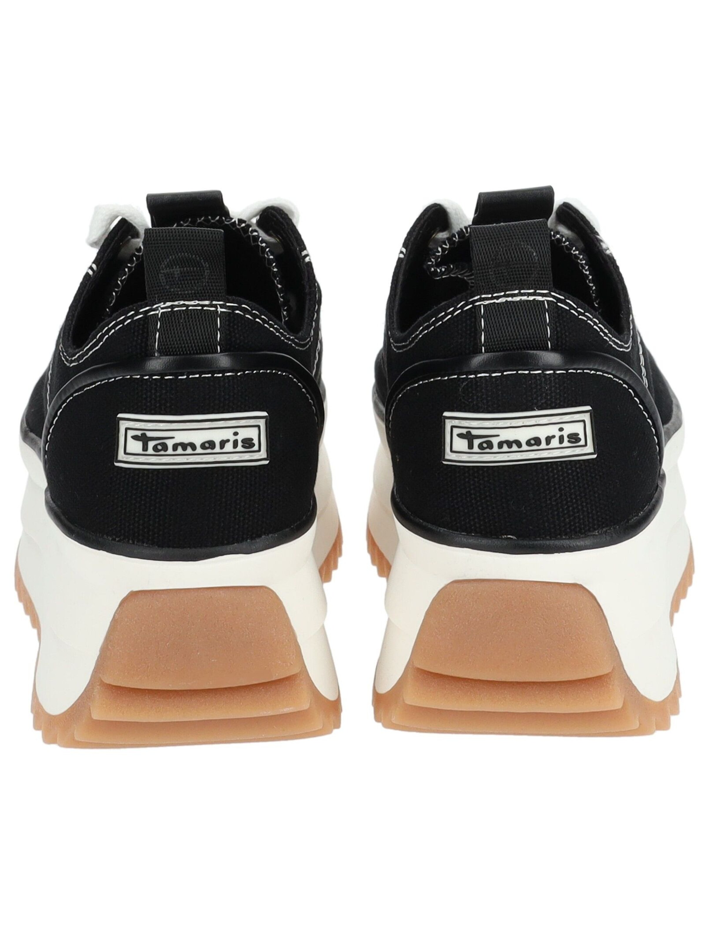 Sneaker bassa di Tamaris in nero