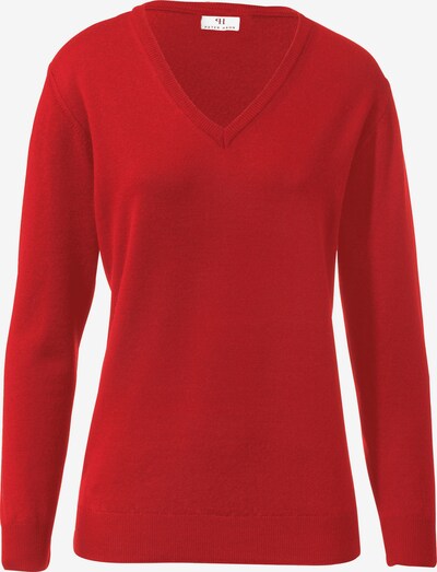 Peter Hahn Pull-over 'Pullover aus 100% Schurwolle Pure Tasmanian Wool' en rouge, Vue avec produit