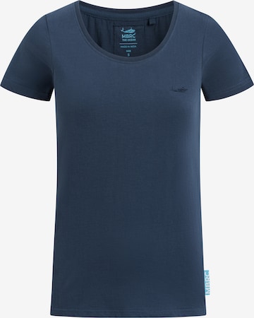 MBRC the ocean Shirt 'Ocean' in Blauw: voorkant