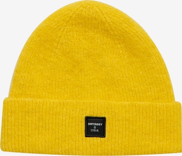 Superdry Beanie in Yellow: front