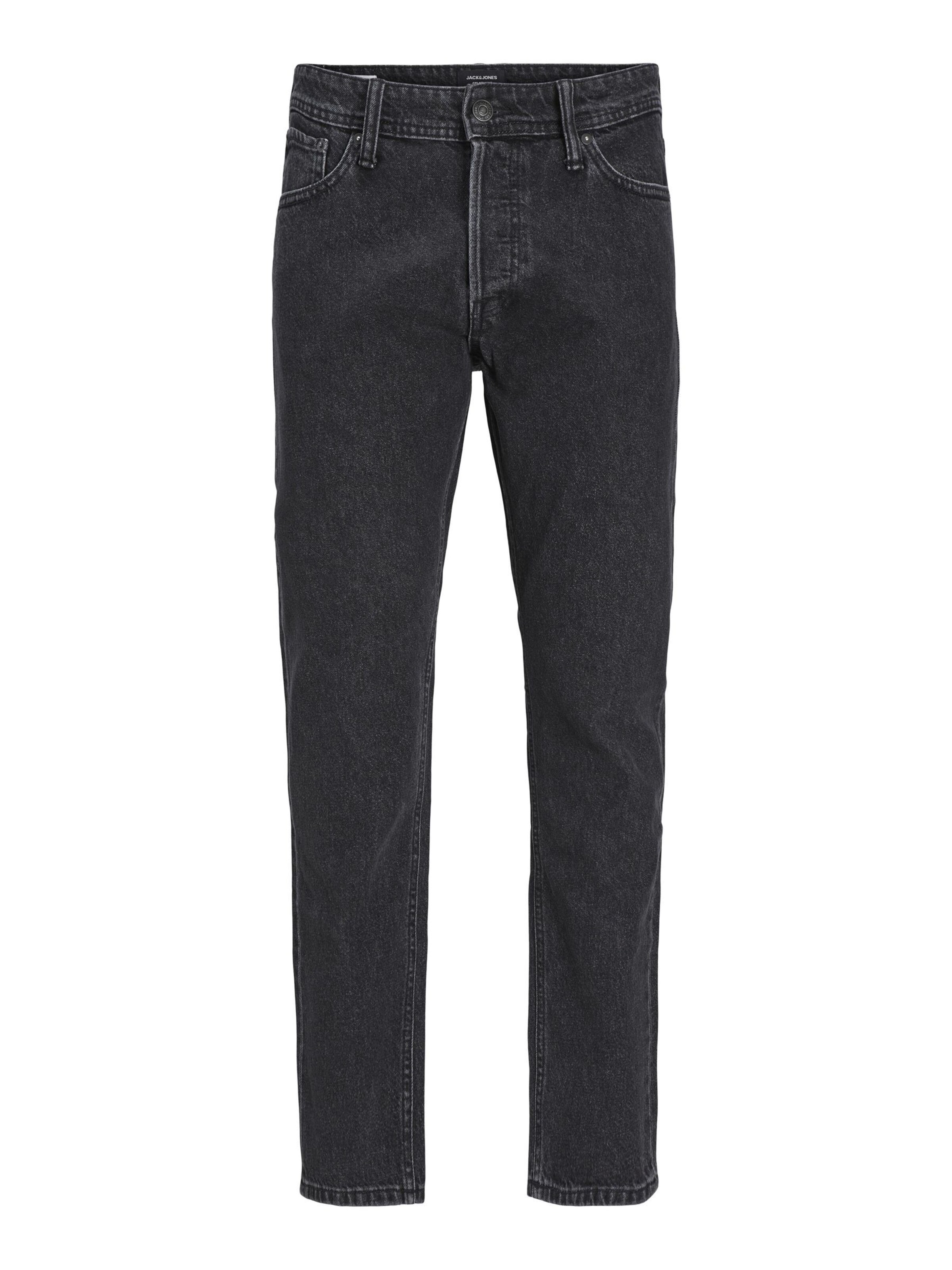 JACK & JONES Jean 'JJIEDDIE JJORIGINAL SQ 737' en 28/30 en noir denim, Vue avec produit