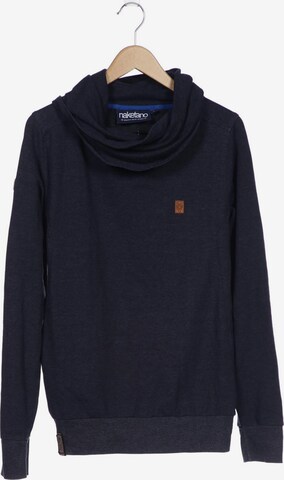 naketano Sweatshirt & Zip-Up Hoodie in L in Blue: front