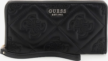 GUESS Wallet 'Marieke' in Black: front