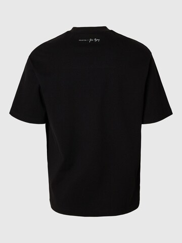 T-Shirt 'Jules Magistry x Selected' SELECTED en noir