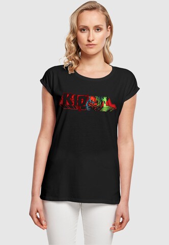 ABSOLUTE CULT T-Shirt 'Deadpool - Kidpool Saber' in Schwarz: Vorderseite