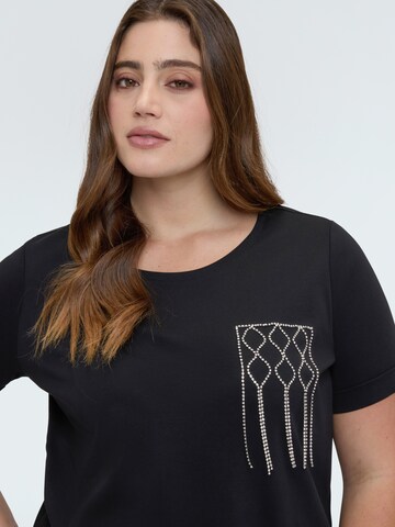 T-shirt Fiorella Rubino en noir