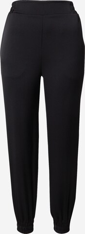 River Island Tapered Pants in Black: front