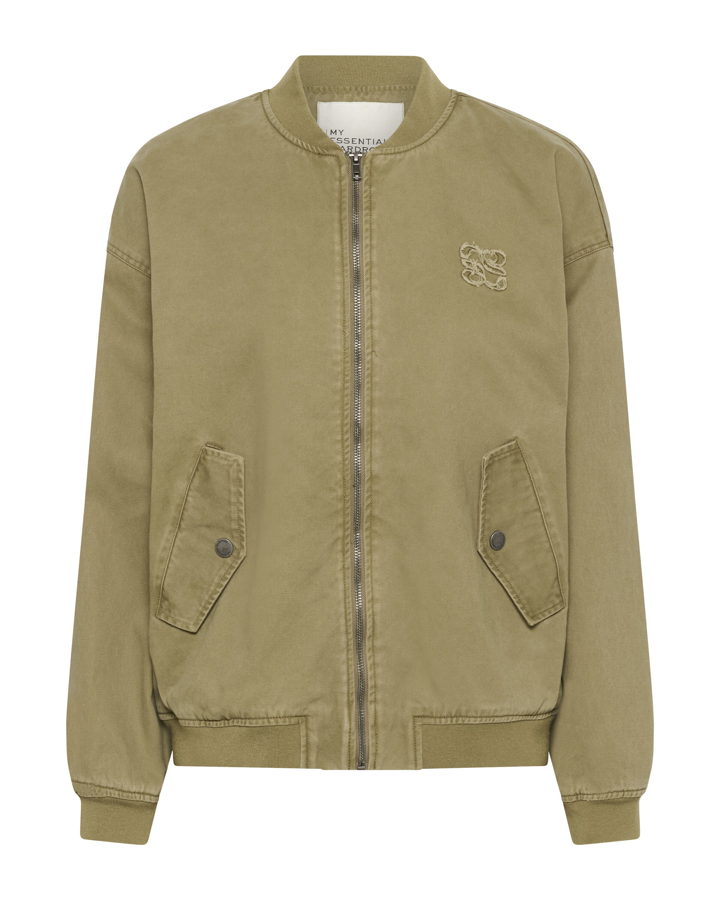 My Essential Wardrobe Overgangsjakke 'MWLisva' i grøn: forside