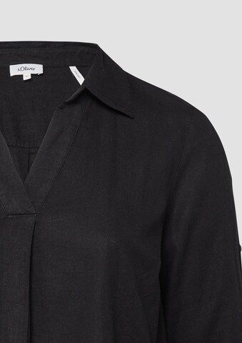 s.Oliver Blouse in Zwart