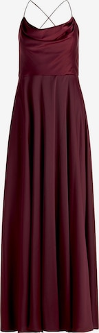 Robe de soirée Vera Mont en rouge : devant