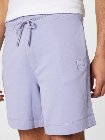 BOSS Regular Shorts 'Sewalk' in Lila