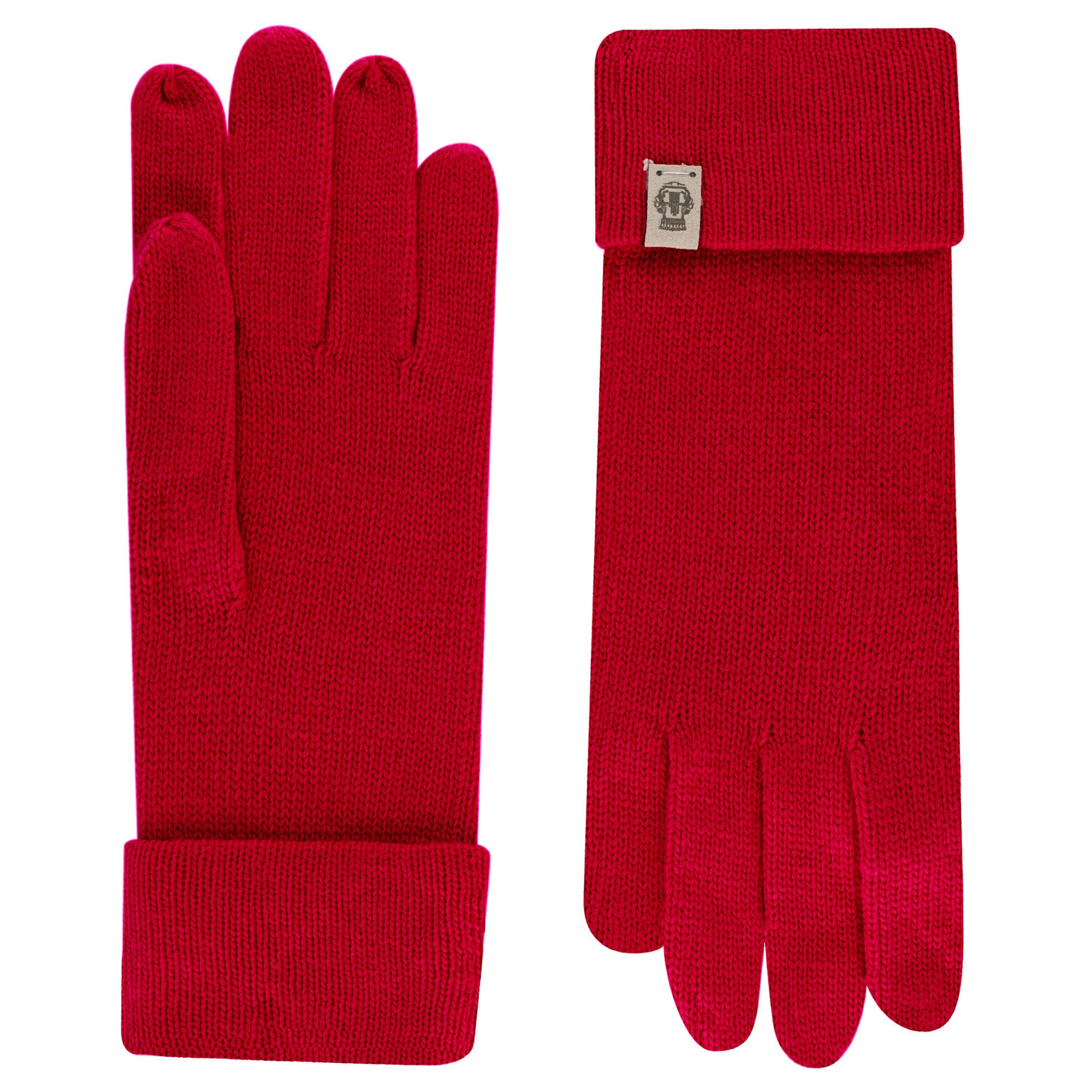 Roeckl Full finger gloves 'ESSENTIALS' in Red: front