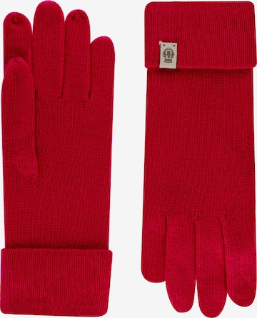 Roeckl Vingerhandschoenen 'ESSENTIALS' in Rood: voorkant