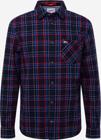 Coupe regular Chemise Tommy Jeans en bleu : devant