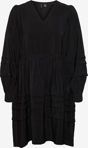 VERO MODA Платье-рубашка 'Tania' в Черный: спереди