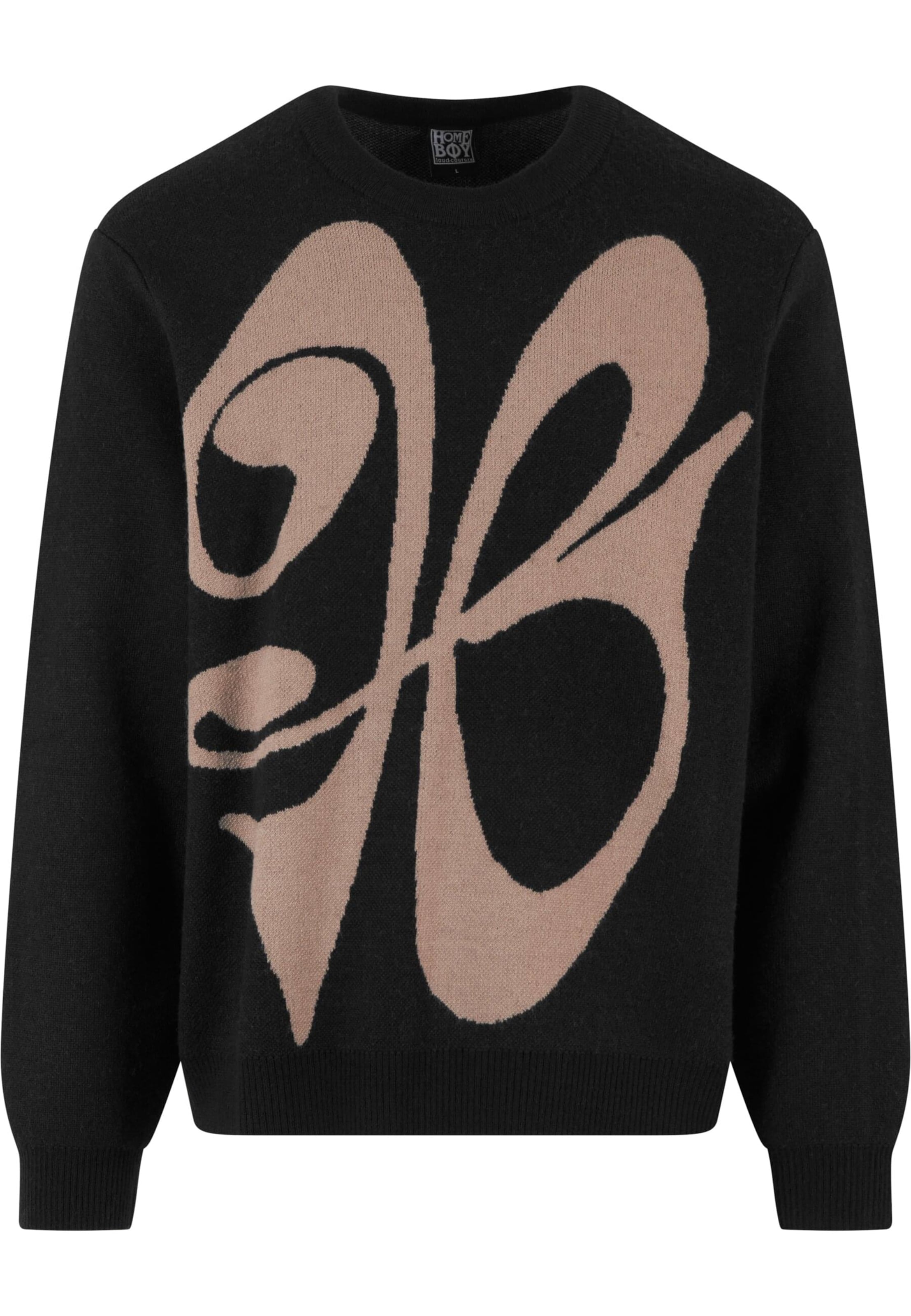 Pullover di HOMEBOY in nero: frontale