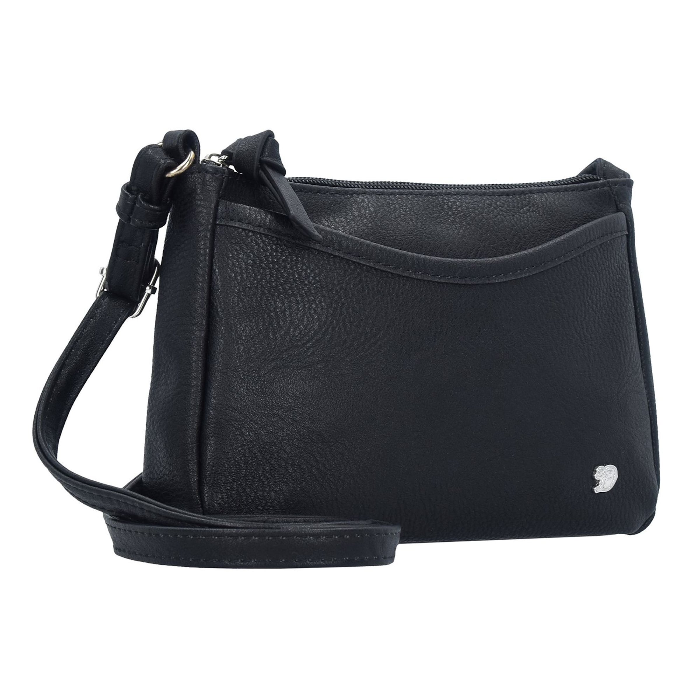 juoda TOM TAILOR DENIM Rankinė su ilgu dirželiu