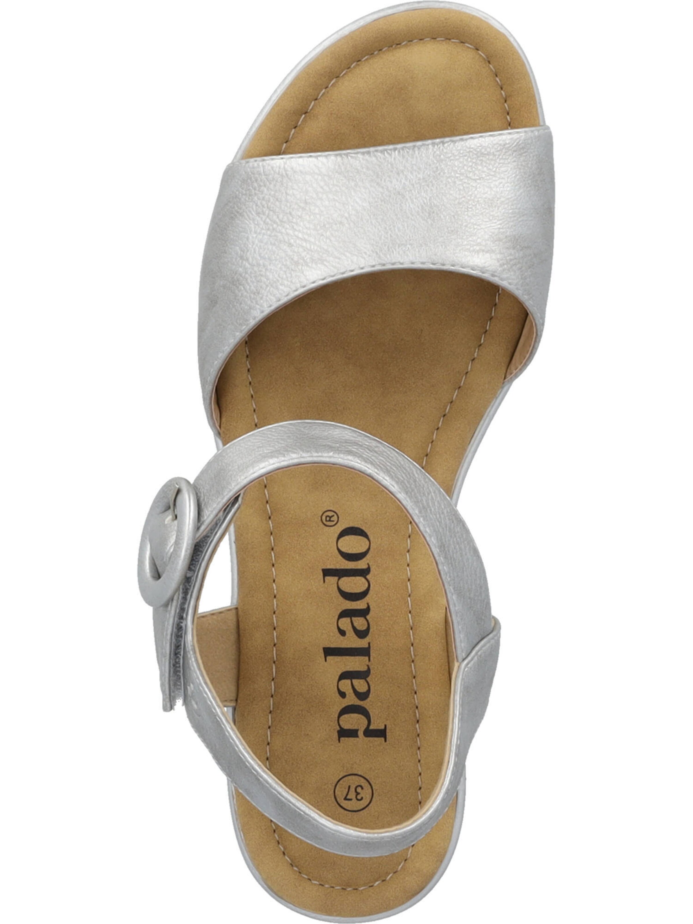 Palado Sandalen met riem 'Helys' in Zilver