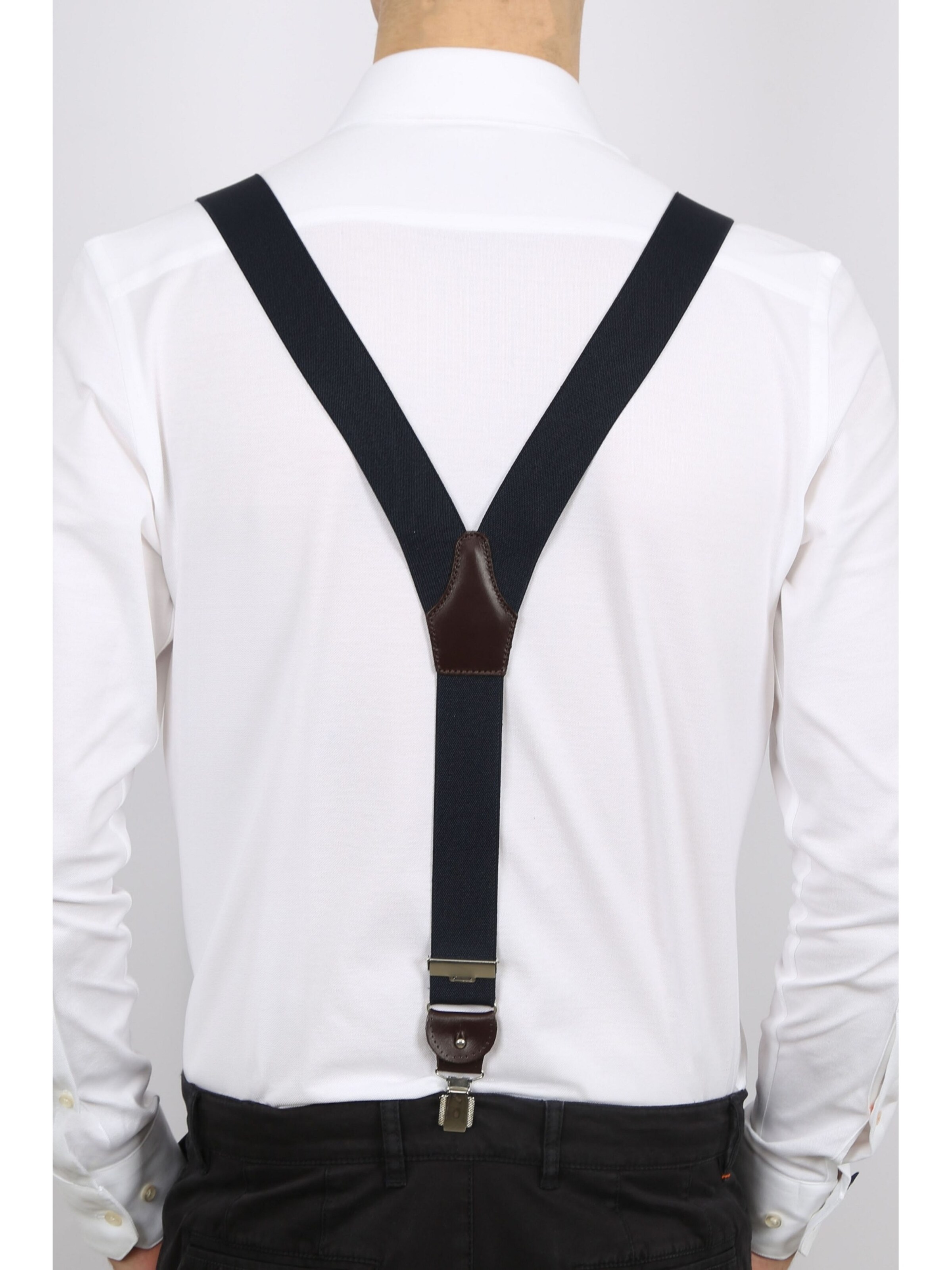Profuomo Suspenders in Blue