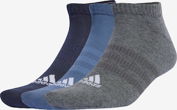 ADIDAS PERFORMANCE Sports socks 'Cushioned Low-Cut 3 Pairs' in Blue: front