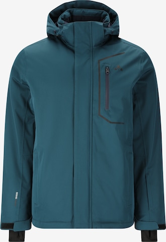 Whistler Athletic Jacket 'Carbon' in Blue: front